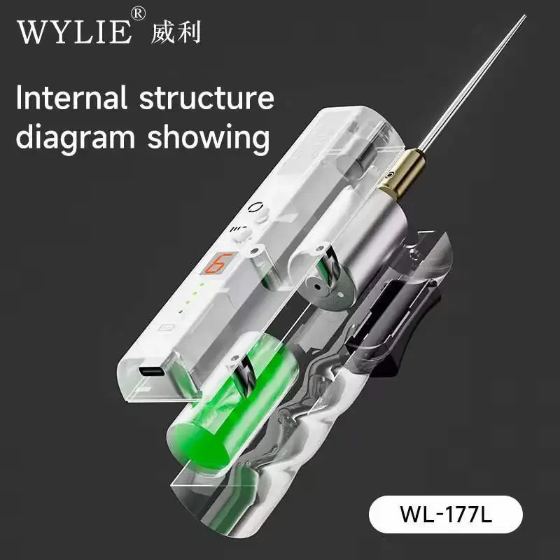 Wylie WL-177L Hand-held multi-functionsl glue remover Upgraded Screen Deglosser Phone Remove OCA Glue Grinder