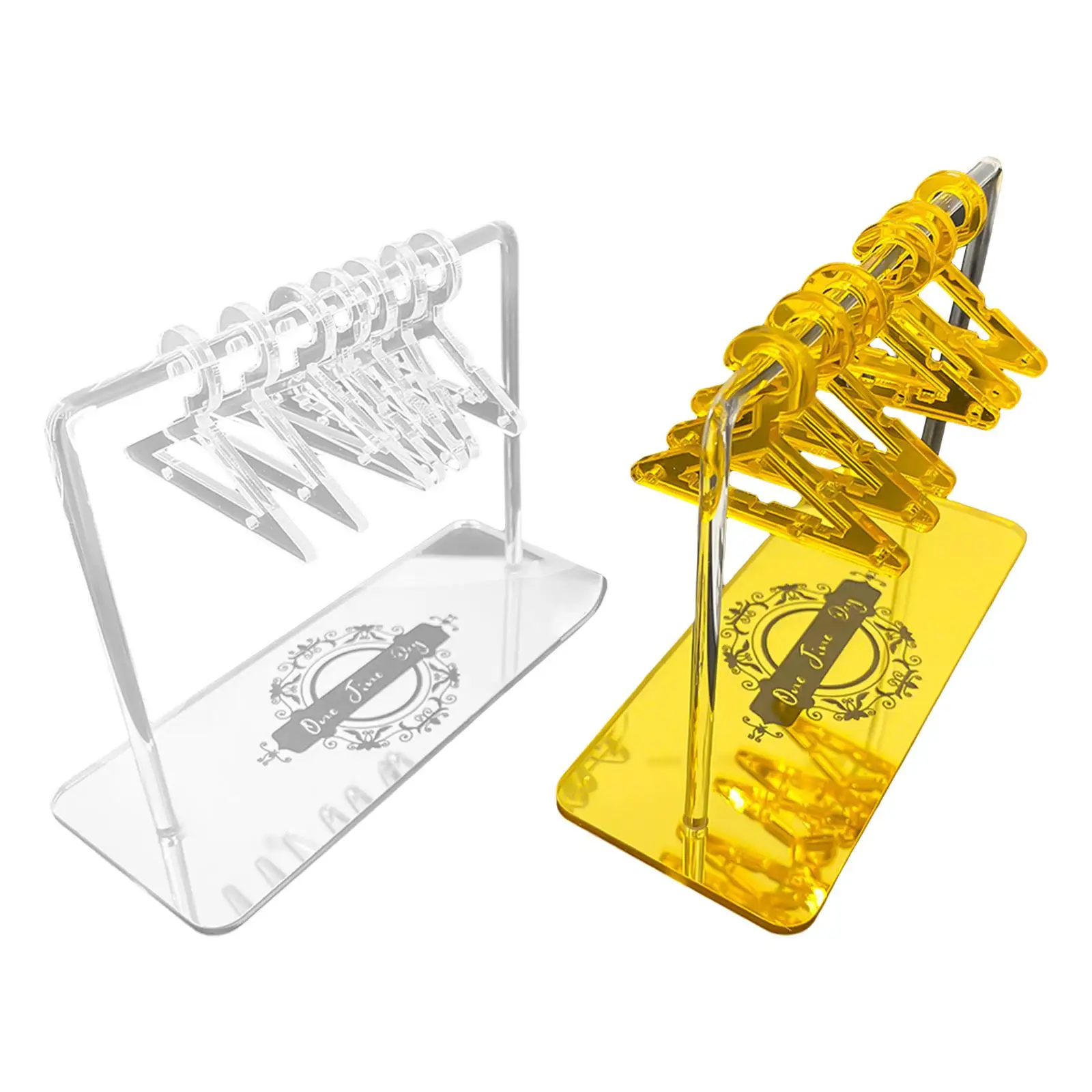 Detachable Acrylic Earring Hanger Rack Storage Display Stand for Women Girls