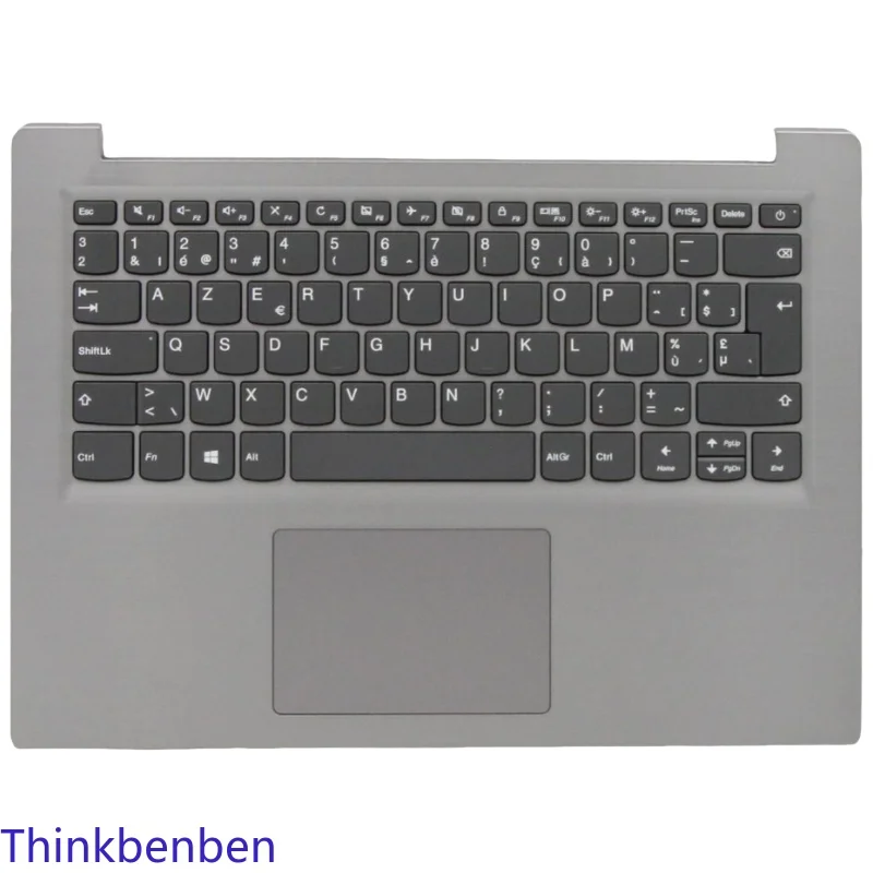 

BE Belgian Keyboard Grey Upper Case Palmrest Shell Cover For Lenovo S145 14 IWL 14AST 14API 14IGM 14IKB 14IIL 5CB0S17129