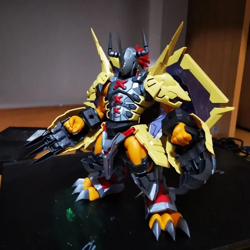 بانداي الشكل الارتفاع القياسية تضخيم ديجمون أنيمي نموذج المعادن Garurumon عمل الشكل WarGreymon البلاستيك التجمع نموذج اللعب