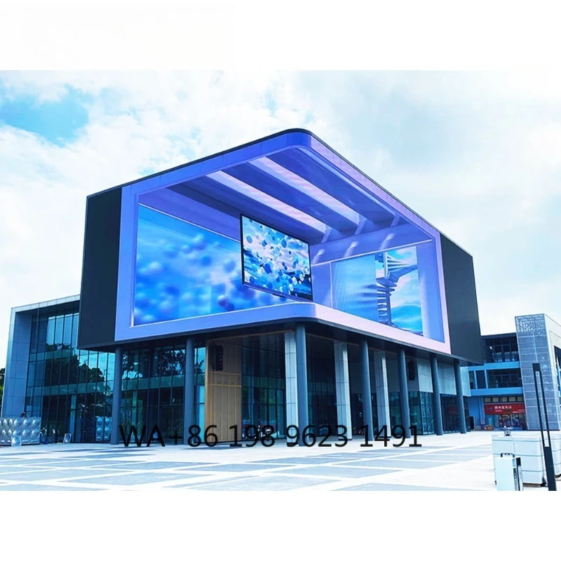 4D 3D Virtual Outdoor LED Billboard Aluminium Frame High Brightness Large Screen Panel for Europe Commercial Advertisement