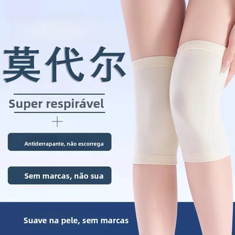 modal-knee-pads-thin-summer-warm-air-conditioned-room-men-women-seamless-cold-proof-knee-joint-protection-home-use