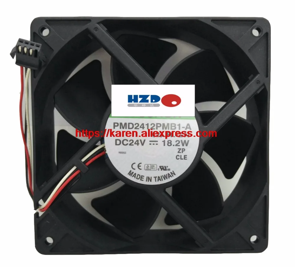 New Original HZDO 12cm 12038 24V 18.2W PMD2412PMB1-A PMD2412PTB1-A 11.8w Cooling Fan