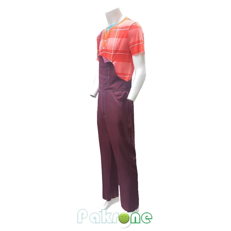 

AA★COS Wreck-It Ralph 2 Cosplay Costume Rompers T-shirt Jumpsuit Men Halloween Party Outfits New 2025