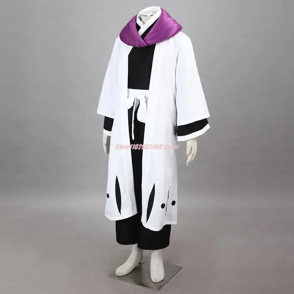 Anime Bleach Cosplay Bleach 12th Division Captain Kurotsuchi Mayuri Costume Halloween Cosplay Party Costume For Women Men Kid