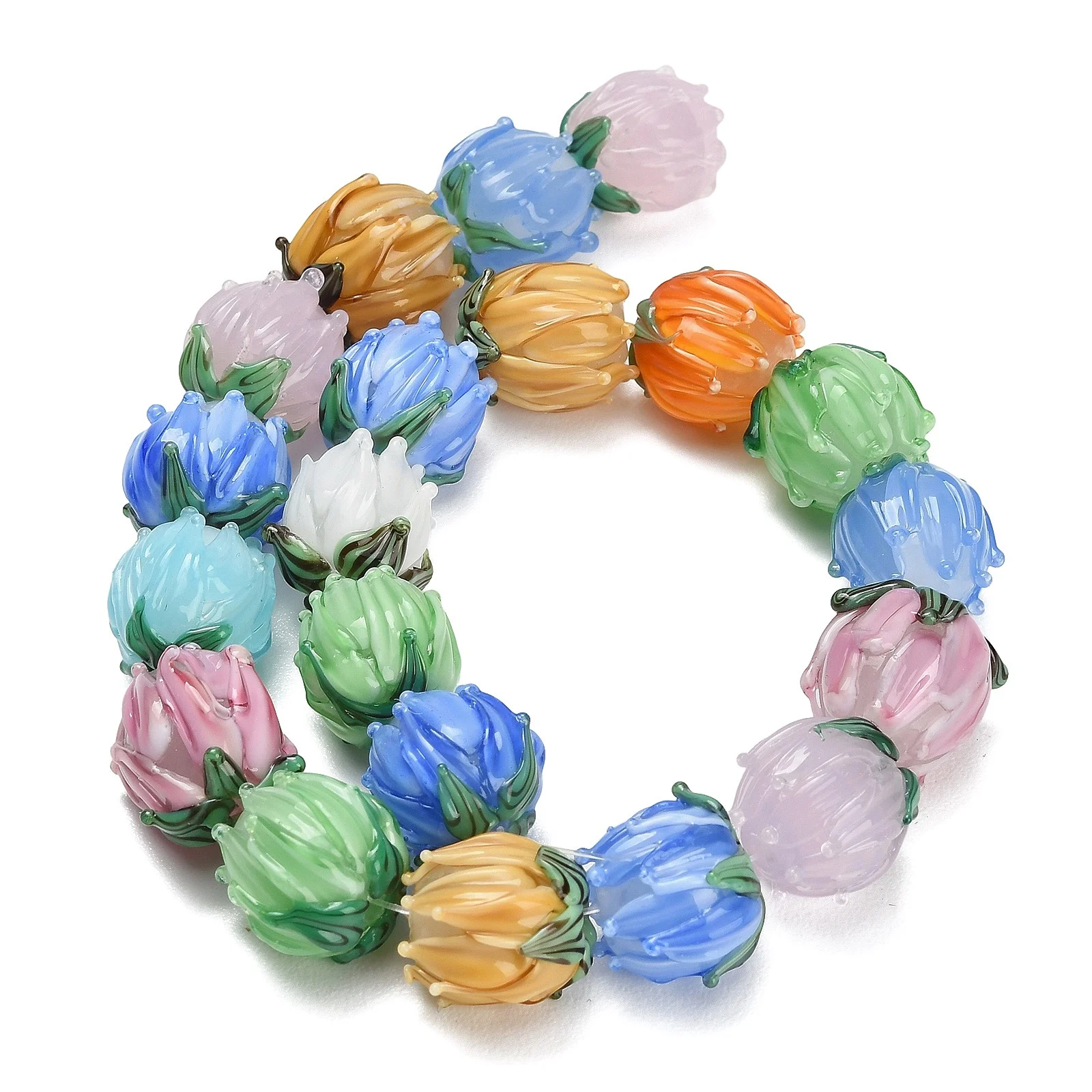 ลูกปัดดอกทิวลิปทำมือ 20 ชิ้น ล - Embellishment Crafts บทวิจารณ์และราคา