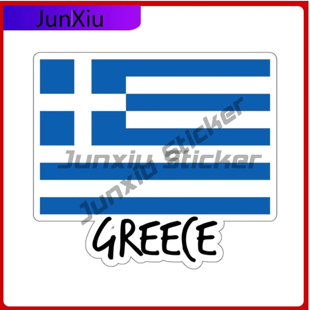 

Greece Flag Europe Greek Travel Stickers Laptop Camper Windows Windshield Luggage Kayak Suv Bumper Decals Greece Souvenir Decals