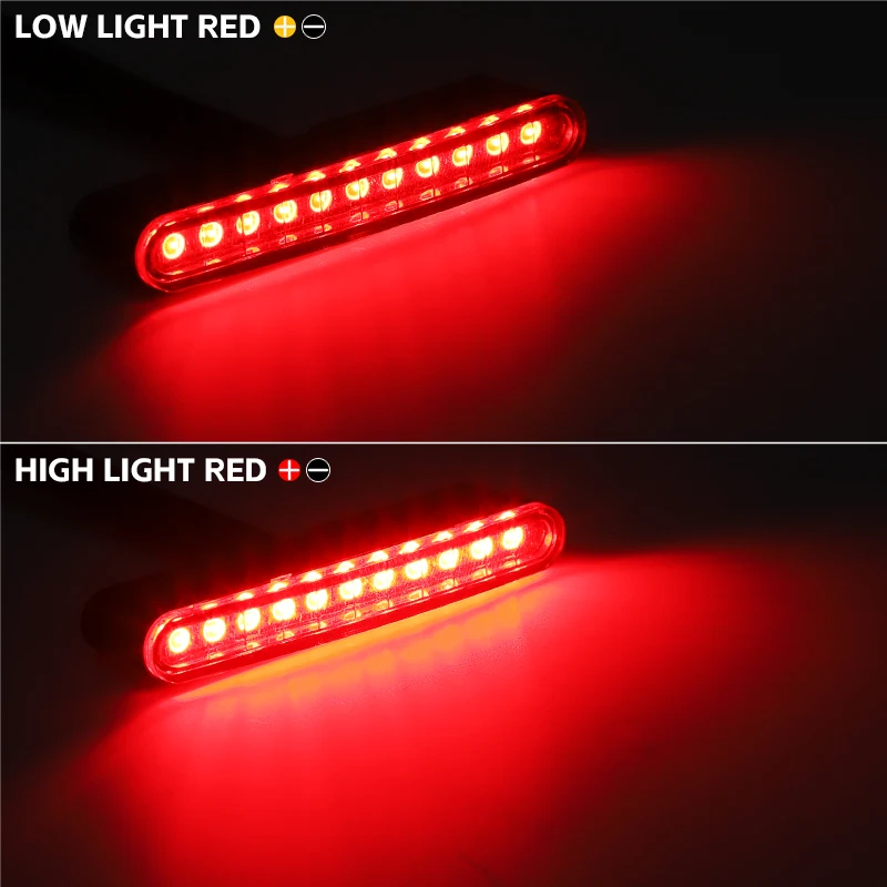 Motorcycle mini Rear Brake LED Tail Stop Light signal Lamp indicator for Dirt bike Motorbike scooter ATV Decorative Lamp 12V