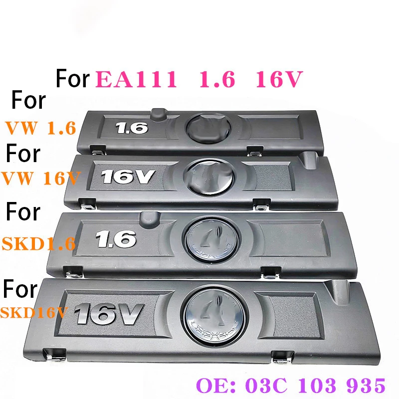 Engine Upper Cove For VW Golf 6 for Skoda Octavia Car Styling For Ea111 1.6 Engine Cover Bonnet 03c103935E