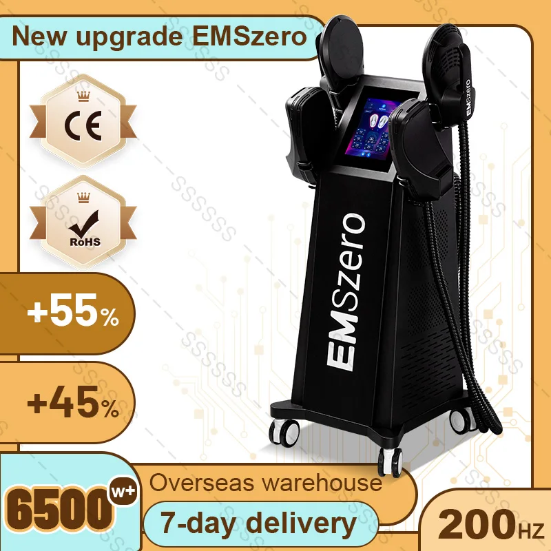 

Professional Hi-emt Ems Zero Neo Tesla RF Body Sculpt Machine 6500W Emszero Upgrade Nova Muscle Stimulator Slimming Device