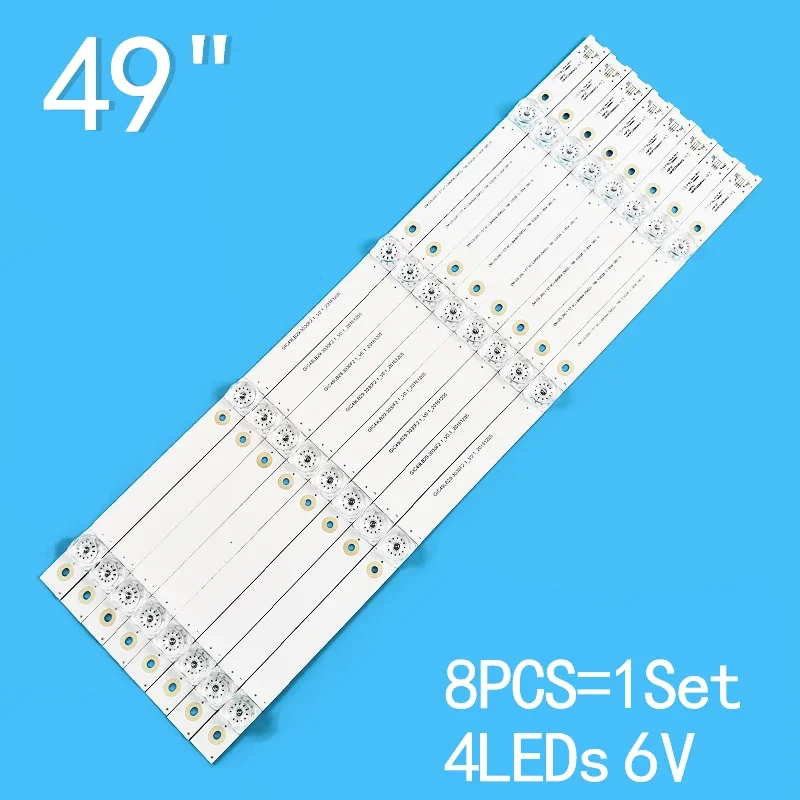 

LED Backlight strip for 49P3 L49P3CFS D49A620U B49A81S-UD L49P1-UD L49P2-UD 4C-LB4904-HR07J 49HR330M04A2 V3 HR-17624-05008