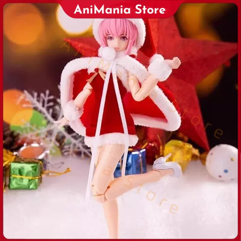 

Рождественский комплект «Женщина-солдат», аксессуары для одежды, платье, шляпа, плащ, рукава, чехол для ног, подходит для девочек-аниме 6 дюймов, игрушка для тела