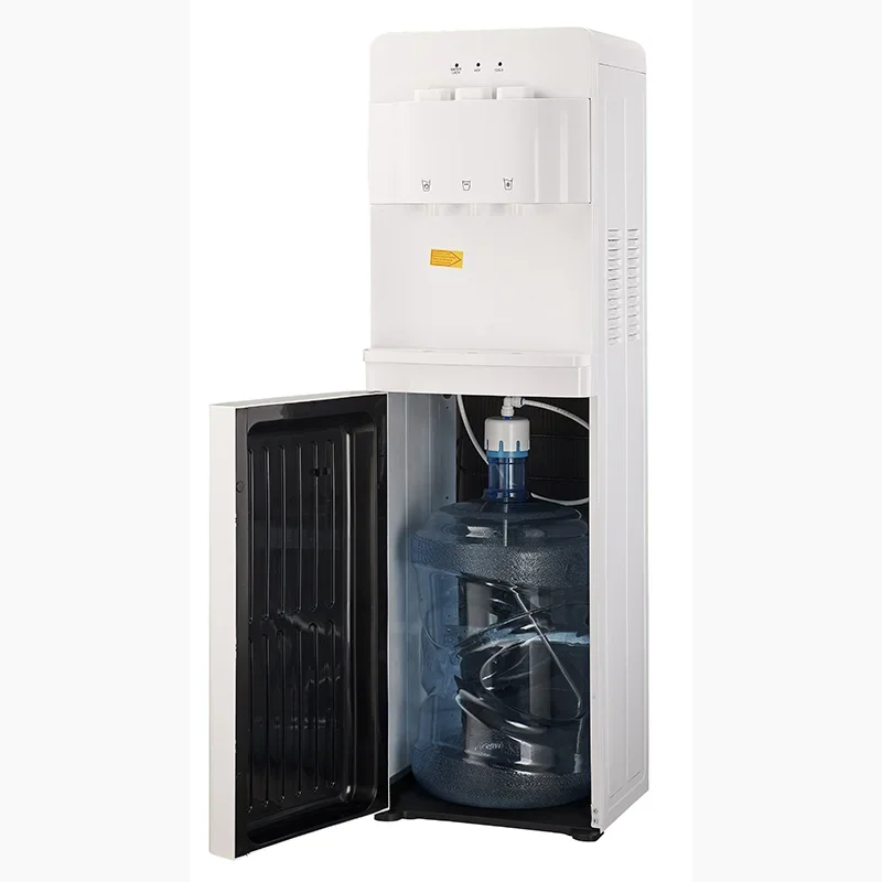 

Bottom Load Hot and Cold 3 Faucet Compressor Cooling Vertical Water Dispenser with Child Lock