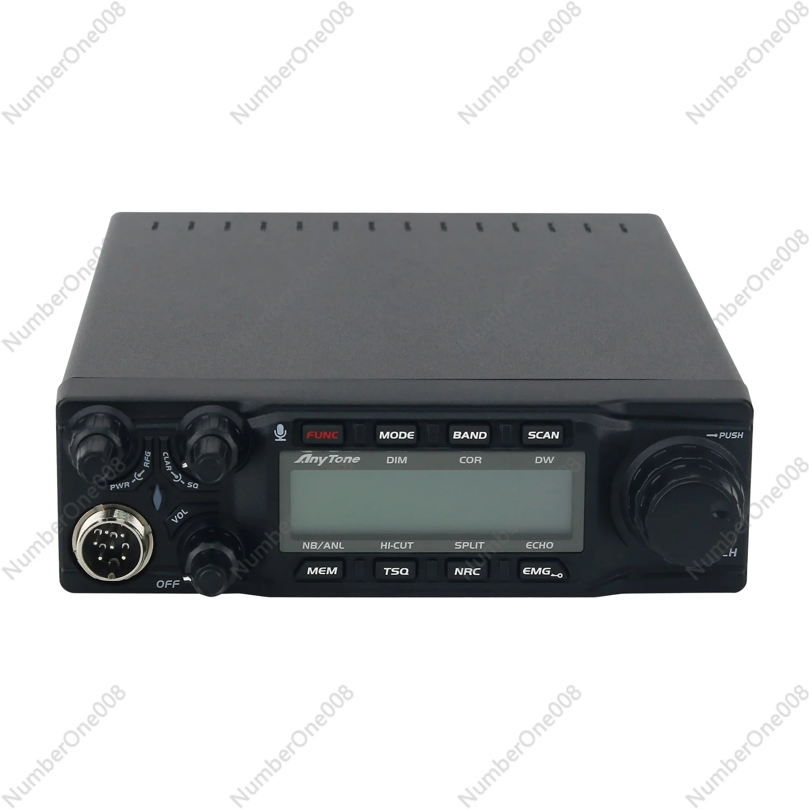 AnyTone AT-6666PRO HF Transceiver - 28-29.7MHz 10m Band Radio with 40 Channels (AM/FM/USB/LSB, Programming Cable Included)