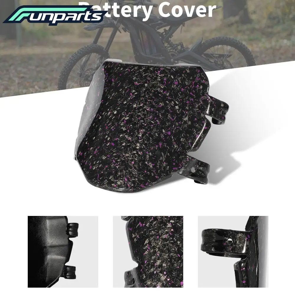 لوحة رقم ترخيص الدراجة النارية من ألياف الكربون لـ Talaria Sting Surron Lightbee S X ملحقات الدراجة الكهربائية Funparts