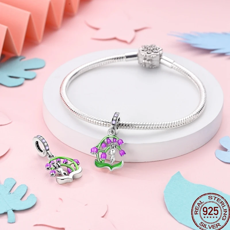 925 Sterling Silver Colorful Butterfly Insect Animal Giraffe Cute Kitten Beaded Beads Suitable Fit Pandora 925 Original Bracelet