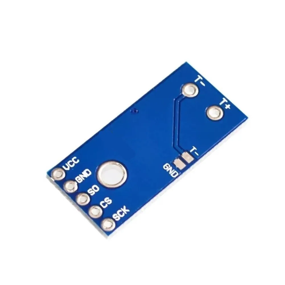 MAX31855-Based Thermocouple Signal Conditioning Module Compatible with K J N T E Sensors and Microcontroller Systems
