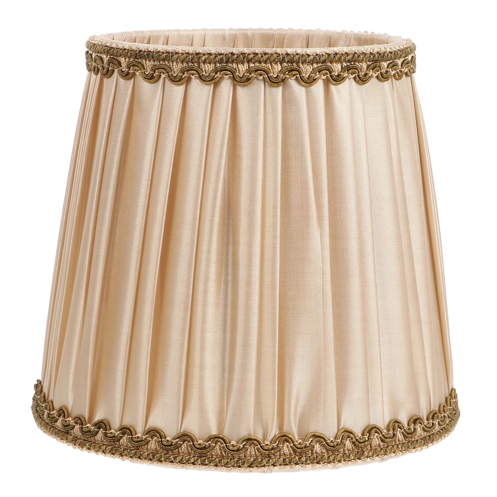 

1pc Chimney Pleated Lace Dust Protector For Table Lamp Shade Ceiling Lamp Retro Lampshade Home Decoration Lampshade