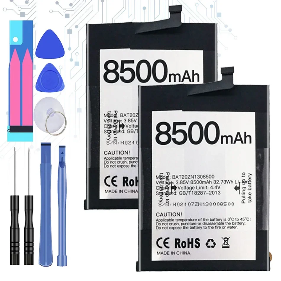 

Replacement Battery For Doogee S86 , S86 Pro , S86Pro, BAT20ZN1308500 , 8500mAh