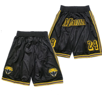New Men's Quick-drying Shorts Mamba Printed Basketball Shorts Comfortable Sports Breathable Sweat-absorbing Shorts