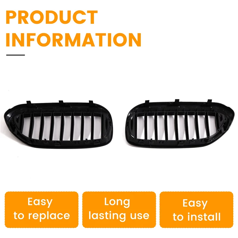 

A30P-Front Bumper Grilles Line Style Racing Grilles For BMW 5-Series G30/G31/G38 530I 540I 550I
