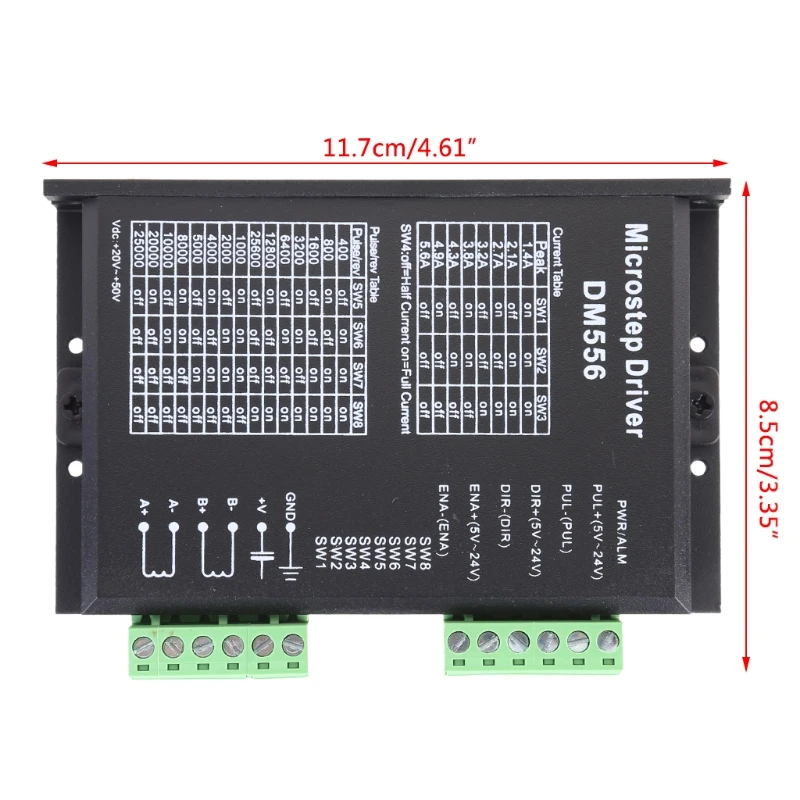 DM556 Stepper Motor Driver Controller Module Board Low & Motor Heating Drop Shipping