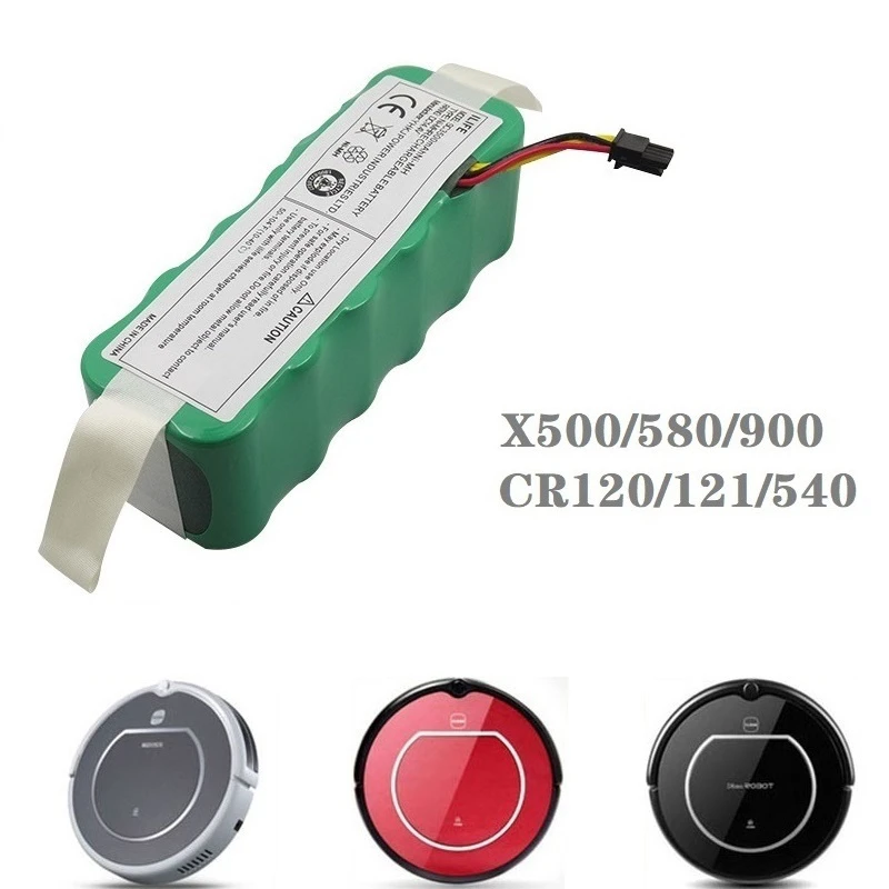 For Panda x500 Dibea x500 x580 x900 Haier T322 T321 T320 Vacuum Cleaner CR120 CR121 CR540 Batteries 14.4v 5200mAh Batteries