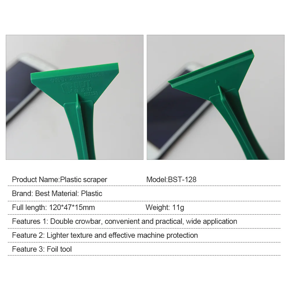 BST-128 Double Ended Nylon Plastic Pry dar is Suitable for IPhone and Android Phone Disassembly and Screen Glue Removal Tools