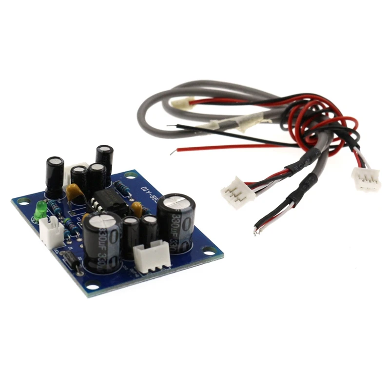 5532 Preamplifier Board Amplifier 12-35V Interchangeable Single Power Front Panel DC Single Power Supply Audio Amplifier