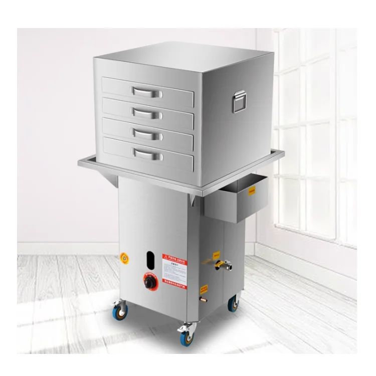 China Factory Commercial Steamed Vermicelli Roll Machine Rice Noodle Roll Maker Rice Rolling Paper Snack Processing Equipment