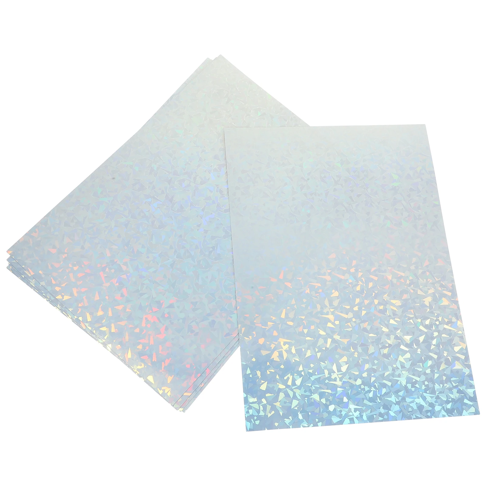 Vinyl Sticker Paper Shiny Holographic Printable Sheet For Printer Label Sticker Printing Craft Office Supplies Adhesive