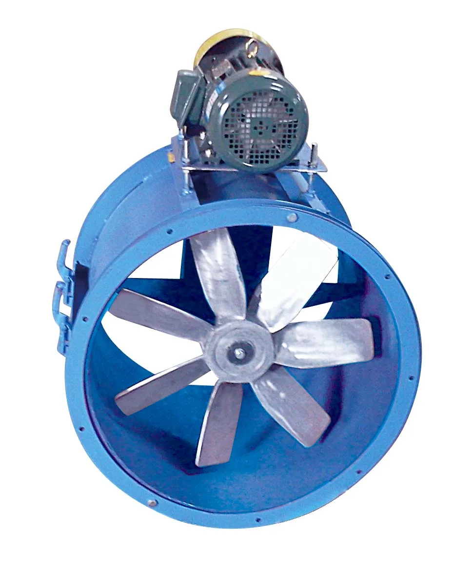 Industrial Electric Furnace Spray Room Building Factory Ventilation Exhaust Large Volume Low Noise Duct Axial Stainless Steel