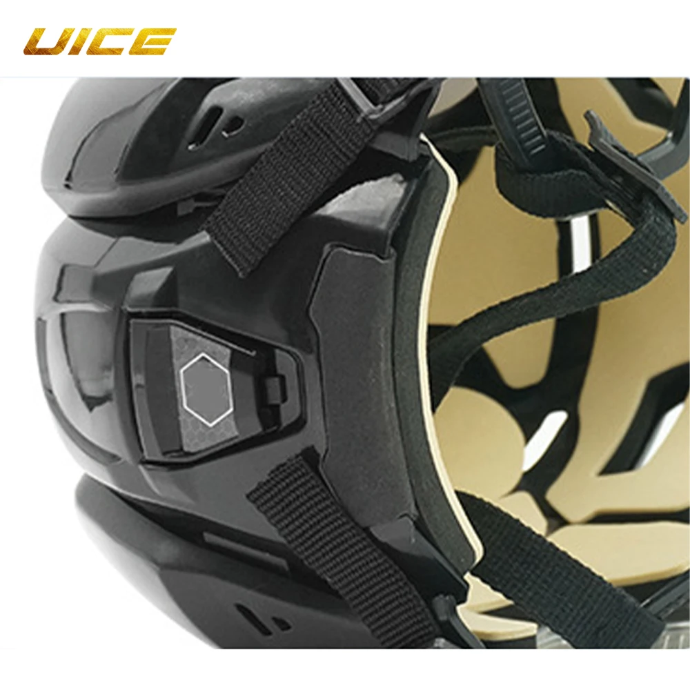 Ice Hockey Helmet 57-60cm Full Face Adult Safety Top Equipment PP Shell Hockey Helmet Hockey Helmet Combo Sport Helmet