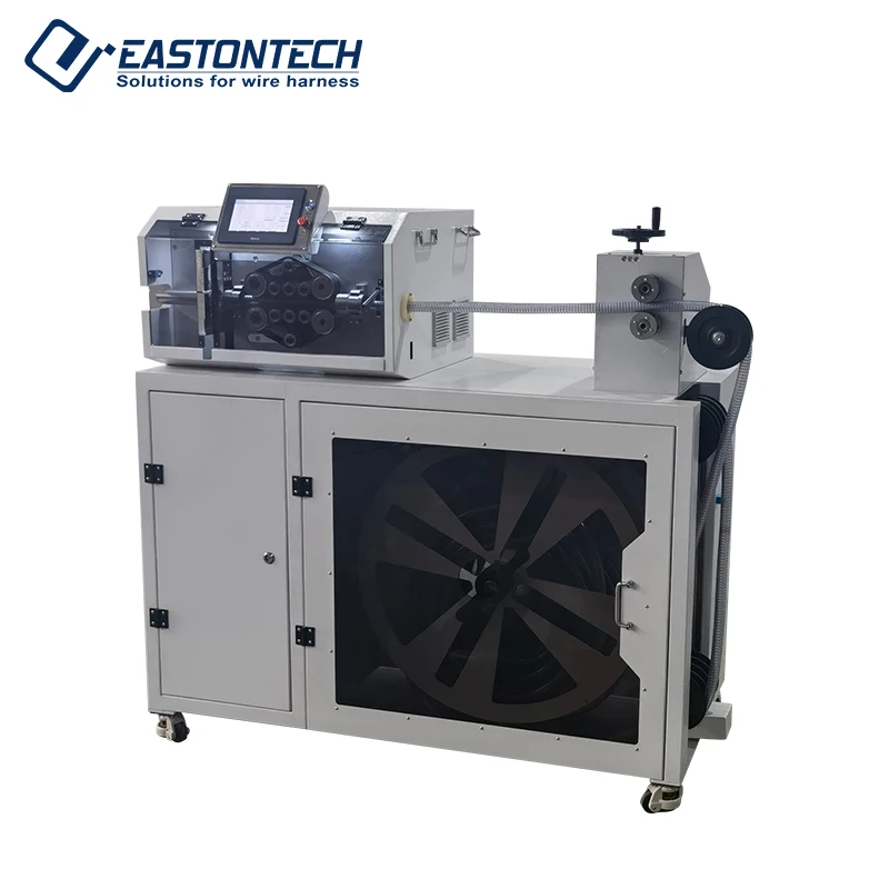 EW-1335 Automatic Cutting And Stripping Machine Crimping Mahine Stainless Steel Tube Applicable Tube OD Max.35mm