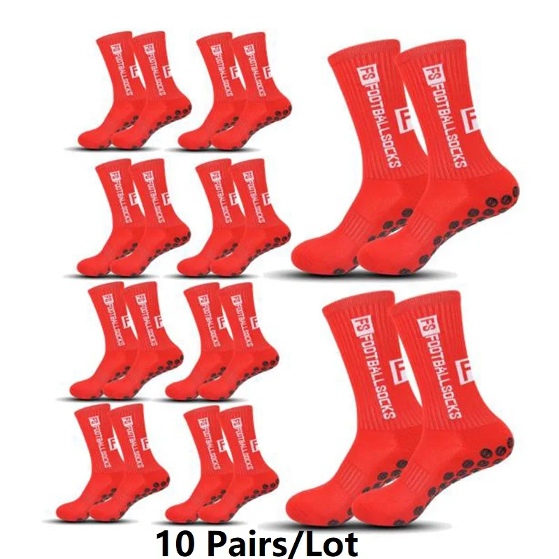 10 Paar Socken Männer Frau Sports ocken rutsch feste Silikon Fußball Socken hochwertige Outdoor-Sport Baseball Tennis Fußball Socken