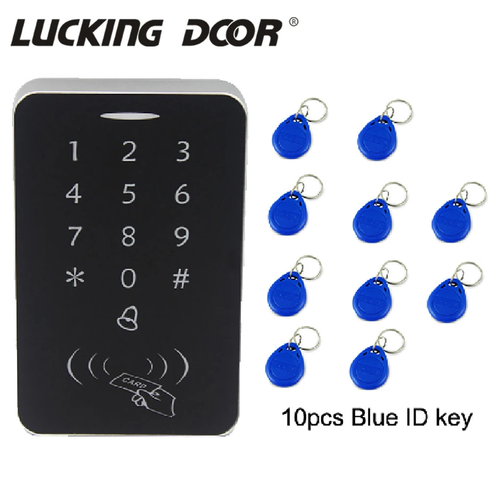 

RFID Standalone Access Controller Security Proximity Entry Door Lock 125KHz RFID/EM Keypad Card Access Control System