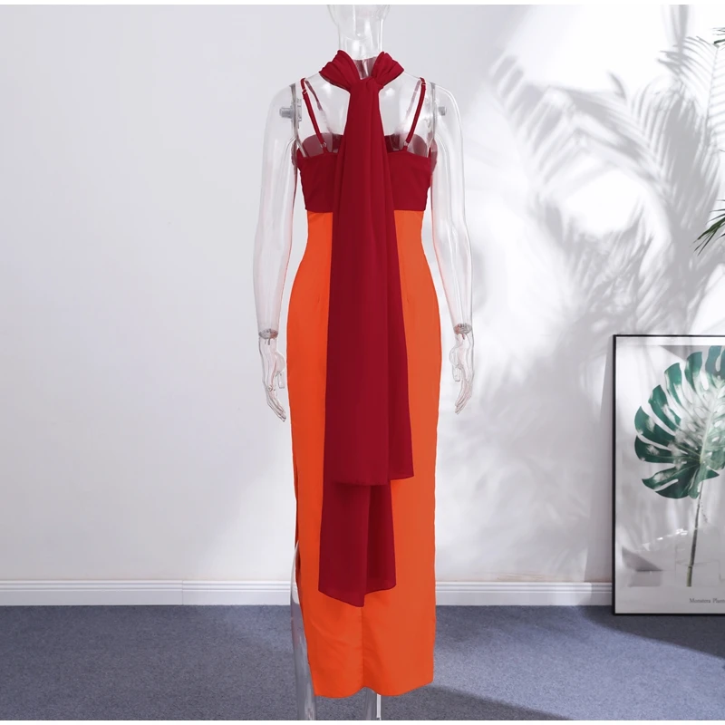 Damen Weißes Satin-Trägerkleid mit Strumpfhaltern, Spaghetti-Trägern, figurbetontem Minikleid und Strümpfen – Y2K Party Club Streetwear Damenmode-Kleid – Detail 2