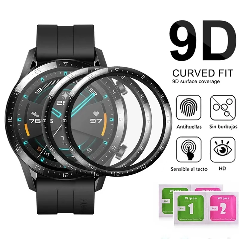 

Soft Glass For Huawei Watch GT 3 2 GT3 GT2 Pro 46mm 42mm Runner Screen Protector Protective Film Smart Watch Accessories Straps