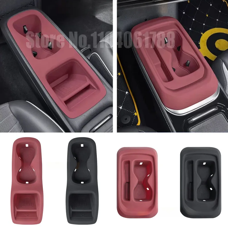 Silicone Center Console Storage Fit For VW ID3 ID.3 ID4 Crozz 2022 2023 2024 2025 Sleeve Gear Cover Interior Upgrade