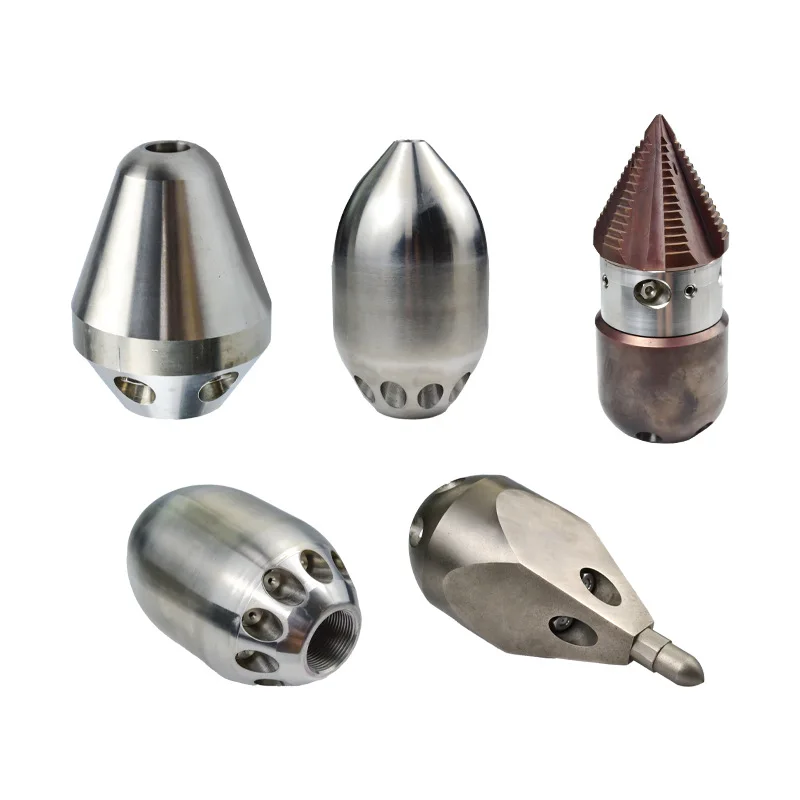 

Municipal High-pressure Cleaning Vehicle Ceramic Nozzle Stainless Steel High-pressure Mine Nozzle Ground Mouse Puncture Nozzle