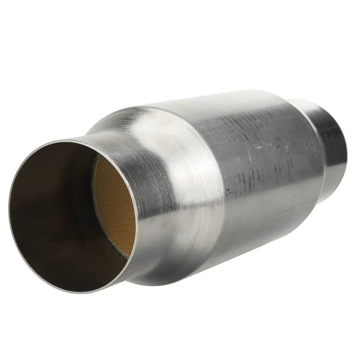 Car Catalytic Converter Exhaust Systems Muffler Universal 3inch 76mm Stainless Steel High Flow Performances