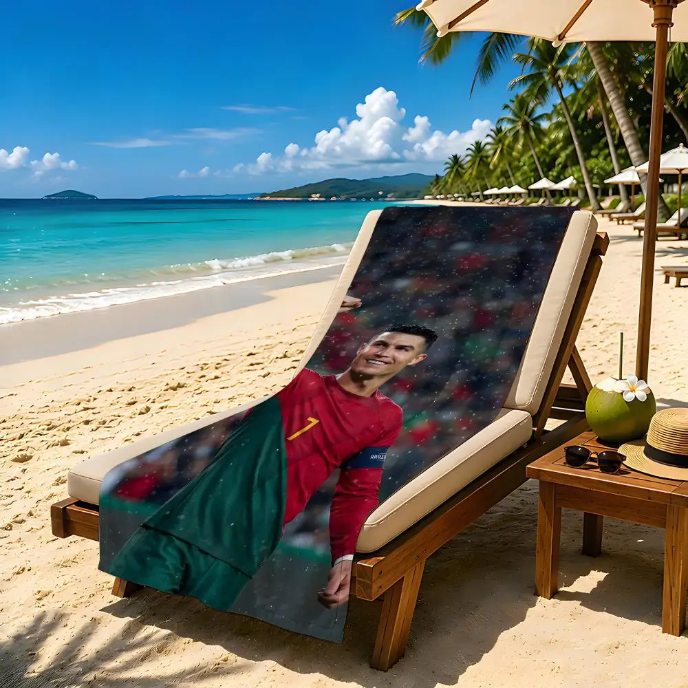 SportStar C-Cristiano R-Ronaldo Towel Extra Large Beach Towel Quick Dry Sand Free Super Absorbent Lightweight Hot