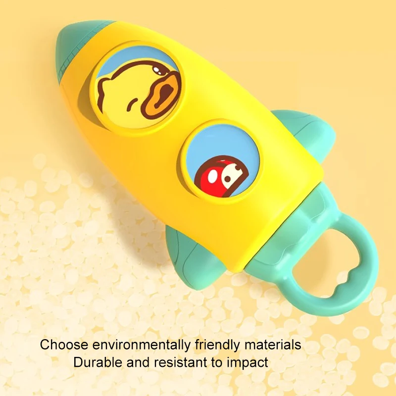 Matériel de sécurité, jeux d'eau en plastique ABS, jouets de plage, pistolet à eau de canard de dessin animé, jouets d'été pour enfants, jouet de piscine en plein air