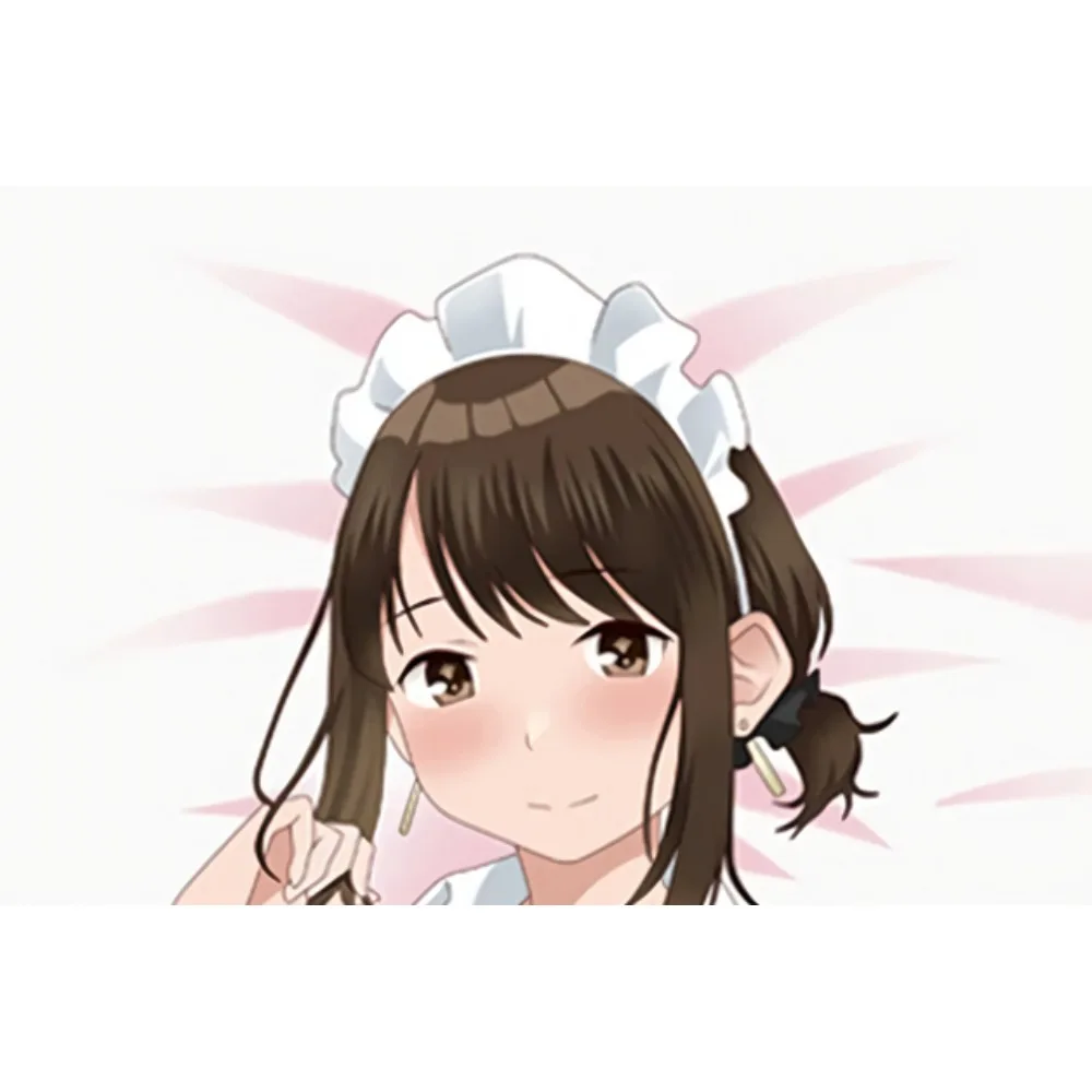 Dakimakura Pillow Case Douki-chan Anime Office Girl Full Body Hugging Pillow Cover Double Sided Print Home Bedding Cushion Cover
