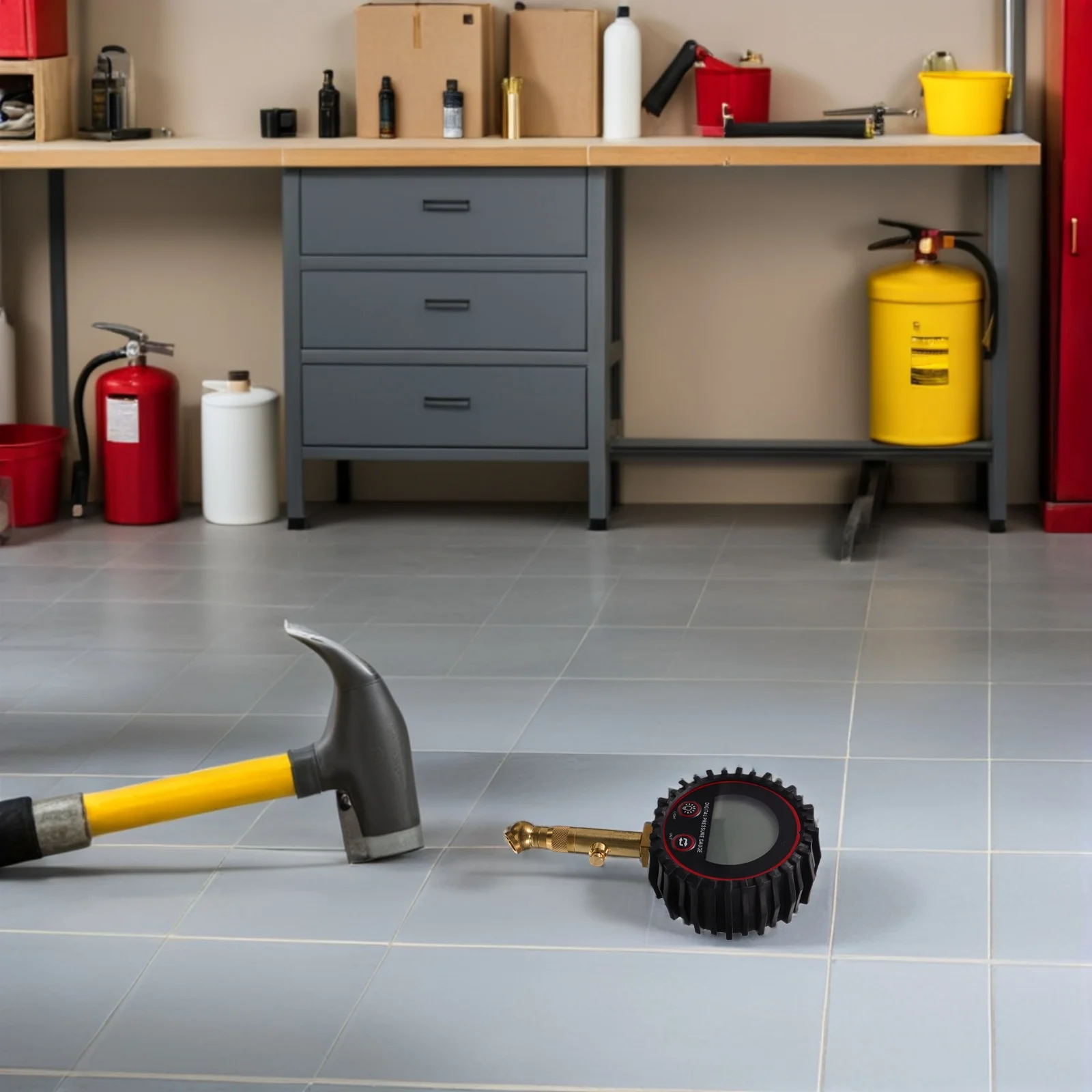 

Portable Digital Tire Pressure Gauge High Precision Backlit LCD Display Tire Air Pressure Monitor for Cars Motorcycles Bikes