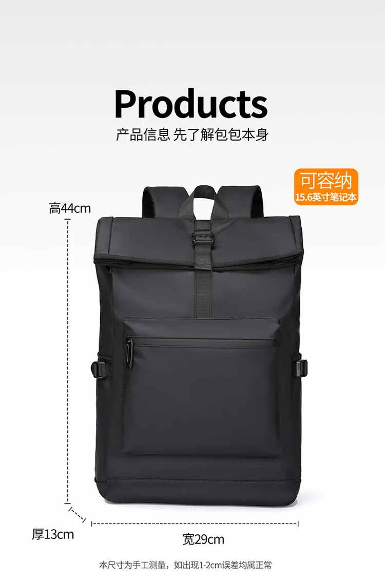 Laptop Backpack for Men Business Travel,Commute Daypack with USB Charging Port,Minimalist Trendy Casual Rucksack