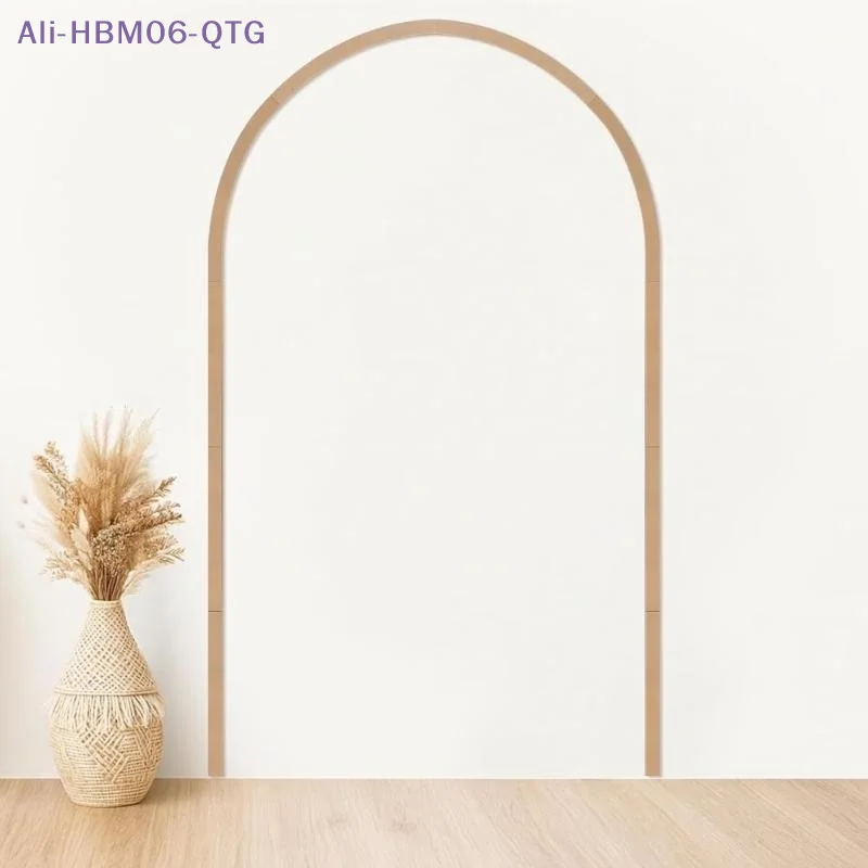 [New] Wood Wall Arch Decor DIY Unfinished Wooden Frame Scalloped Crafts Trim Accent Furniture Molding Kids Room Nursery Decals