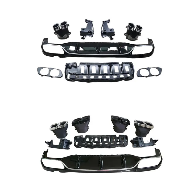 

Suitable for E63 AMG tail throat tail lip Mercedes-Benz E-Class W213 tail lip tail throat square mouth E53 sports version E-Clas