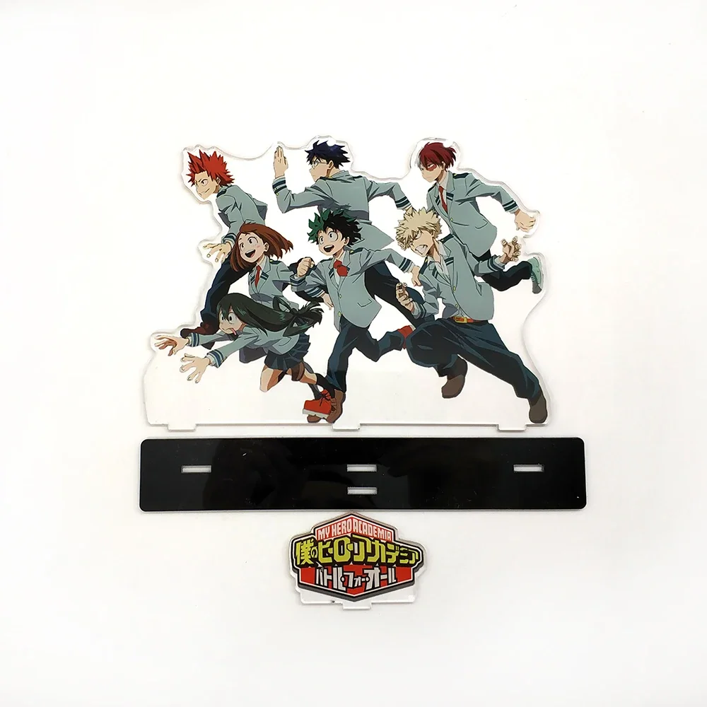 My Boku no Hero Academia Midoriya Izuku Shoto Bakugo  boku no acrylic standee figurines desk decoration cake topper anime