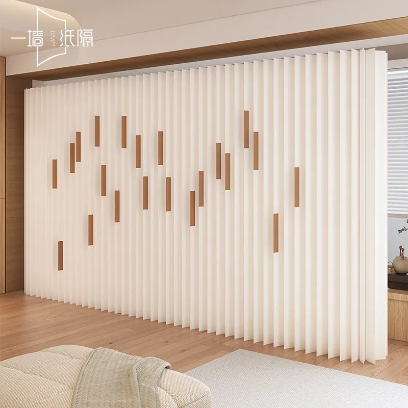 Paper Screen Partition False Wall Office Partition Folding Baffle Movable Partition Wall Modern Screen